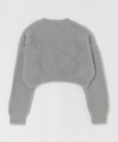 WEGO ロゴシャギーショートニット