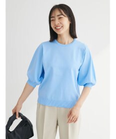 Green Parks パフ５分袖ニットプルオーバー