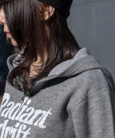 WEGO グラフィックジャガードニットZIPパーカー