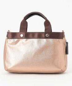 LA BAGAGERIE 【コットン×ポリウレタン】シャイニーミニマムトート