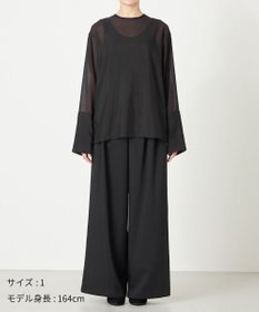 NAVE 【ReNAVE・洗える】シアーボイル ブラウス