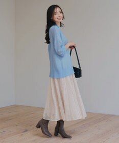 Tiaclasse 【洗える】シアープルオーバーニット