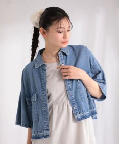 Green Parks ・ＥＬＥＮＣＡＲＥ　ＤＵＥ　デニムショートシャツ