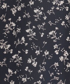 J.PRESS LADIES L 【洗える】 スパンローンフラワー フレアー スカート