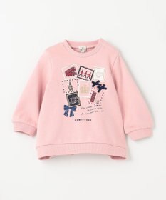 組曲 KIDS 【80-100cm】ロンドンスタンプ トレーナー