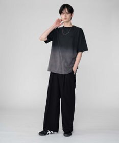 WEGO 【ユニセックス着用ITEM/MLサイズ展開】グラデーションワンポイントT（SS）