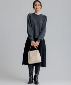 組曲 ファーバケット バッグ