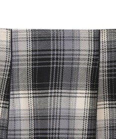 earth music&ecology コットンツイルチェックミニスカート