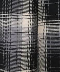 earth music&ecology コットンツイルチェックミニスカート