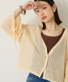 AMERICAN HOLIC 2WAYレース編みニットカーディガン