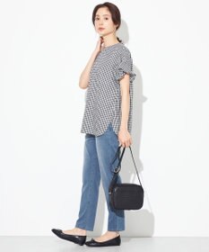 ANY 【洗える】ライトリネンクロスフレアスリーブ ブラウス