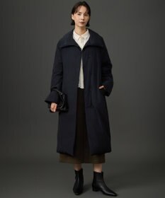 自由区 L 【17号サイズまで展開・カタログ掲載】エレガンスロング ダウン コート