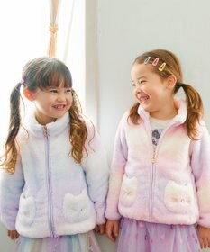 ANY KIDS ネコポケットボアブルゾン