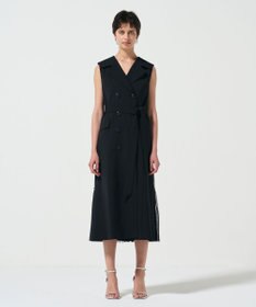 GRACE CONTINENTAL バックプリーツトレンチワンピース