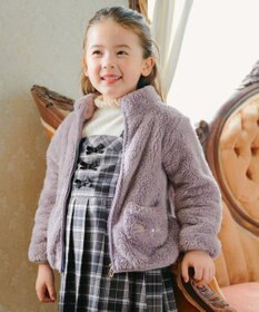 ANY KIDS ネコポケットボアブルゾン