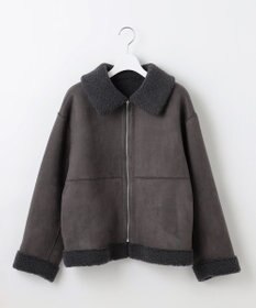 Feroux リバーシブル ムートンボアコート