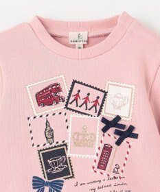 組曲 KIDS 【80-100cm】ロンドンスタンプ トレーナー