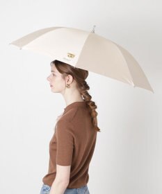 MOONBAT 【 遮光率100％/遮熱/UV】PAUL&JOE ACCESSOIRES(ポール&ジョー) 晴雨兼用日傘 ヌネット ネコ 長傘