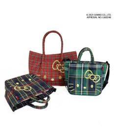 ROOTOTE 8464【サンリオ】IP.べビールー.チェック.ハローキティA