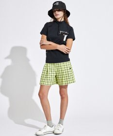 PW CIRCULUS 【WOMEN】チェック柄キュロット ゴルフウェア レディース