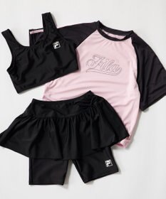 OP／FILA 【FILA】ラグランスリーブTシャツ付きセパレート 3点セット水着