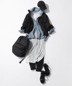 23区 S 【SLOW/一部店舗限定】リンクルレース レイヤード ワンピース