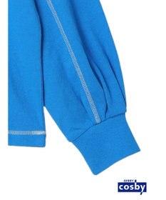 earth music&ecology Ｃｏｓｂｙ×ｅａｒｔｈ　配色ステッチロングＴシャツ