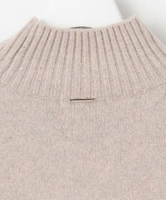 自由区 ウールカシミヤブレンドスパンコールハイネック ニット