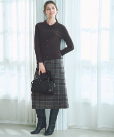 ANY SIS L ビューティサーモ2WAYストレッチチェック スカート