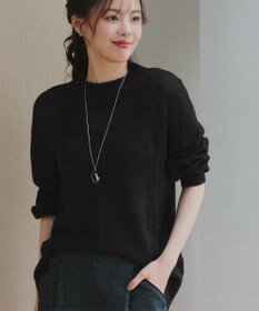 Tiaclasse 【洗える】シアープルオーバーニット