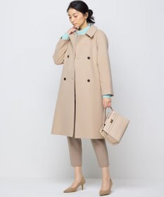 組曲 L ライトビーバー トレンチライク ロングコート