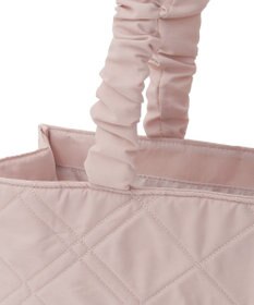 Maison de FLEUR ブランドロゴ刺繍キルティングスクエアトート