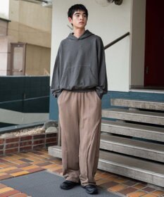 WEGO 【ユニセックス着用ITEM/ウエストゴム/MLサイズ展開】バルーン3Dスウェットパンツ