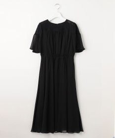 自由区 【WEB限定】シフォンレースコンビネーション ドレス