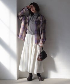 WEGO 【WEB限定/25年秋冬新作/洗濯OK/毛玉レス】タートルネックニット