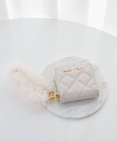 Maison de FLEUR チュールストラップウォレット