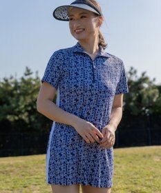 FILA GOLF／marie claire 【marie claire SPORT】花柄UVクリップサンバイザー