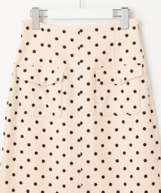 Feroux 【新色追加・洗える】パールポイントフラップ スカート