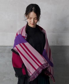 POLS コットン HORIZON  モヒカン ストール