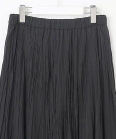 J.PRESS LADIES L 【洗える】パウダリージャージー ランダムプリーツ スカート