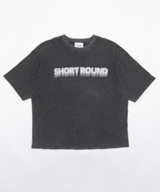 WEGO 【ユニセックス着用ITEM/MLサイズ展開】ブリーチワッフルダメージグラフィックT（SS）