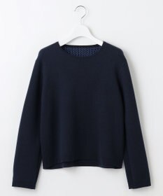 自由区 【WEB限定カラーあり・洗える】リバーシブルニット セットアップ(プルオーバー×フレアスカート)