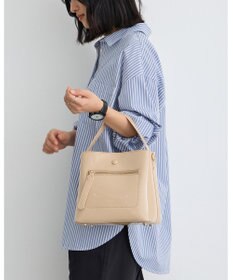 MioFIRANO スクエアエナメルハンドバッグ 2WAY　FIRANO フィラノ