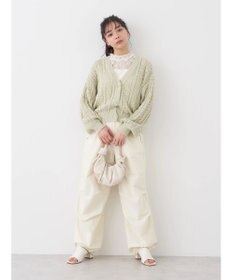 earth music&ecology バルーンシルエットパンツ（Ｉｖｏｒｙ）