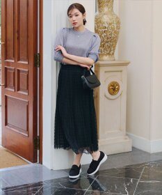 Tiaclasse 【安田美沙子さん着用】キャンバスリボンスリッポン