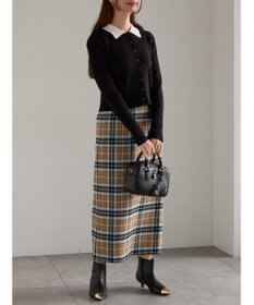 Te chichi ポロカラークロップトカーディガン