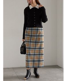 Te chichi ポロカラークロップトカーディガン