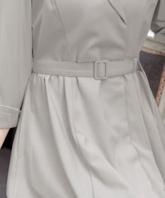 Tiaclasse 【洗える】テーラードカラーワンピース