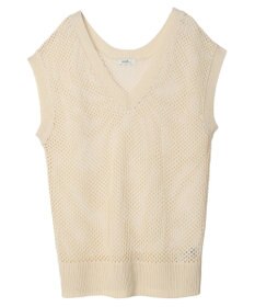 earth music&ecology Ｖネックメッシュベスト