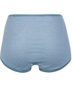 Wing ショーツ 綿混(身生地部) ここちよいフィット感 ムレにくい(身生地部) 【デイリーフィット 綿混ボーダー】 はきこみ丈ふかめ EC3650 ウイング／ワコール